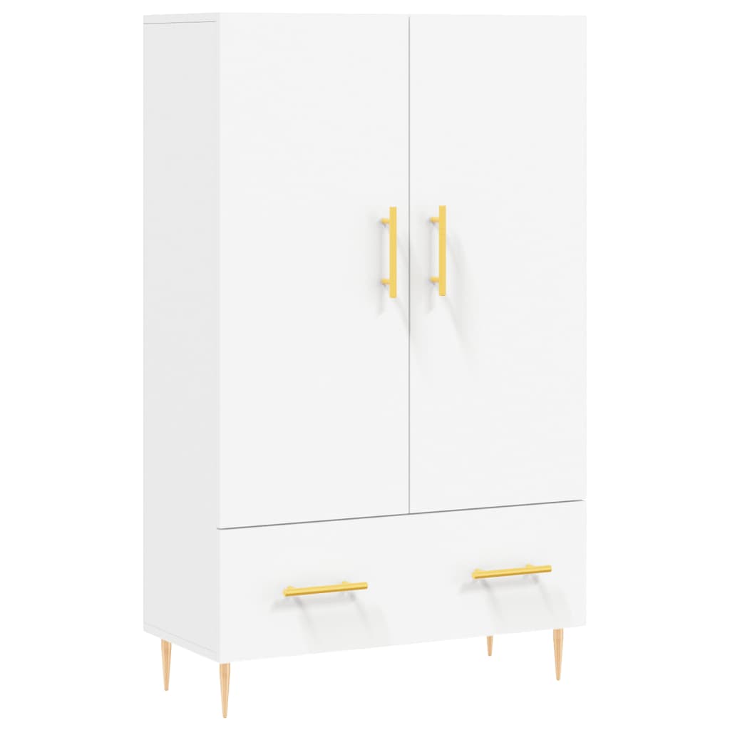 Highboard Weiß 69,5x31x115 cm Holzwerkstoff