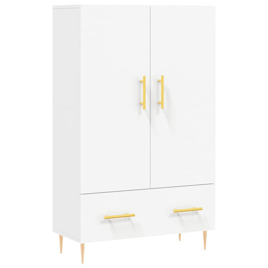 Highboard Weiß 69,5x31x115 cm Holzwerkstoff