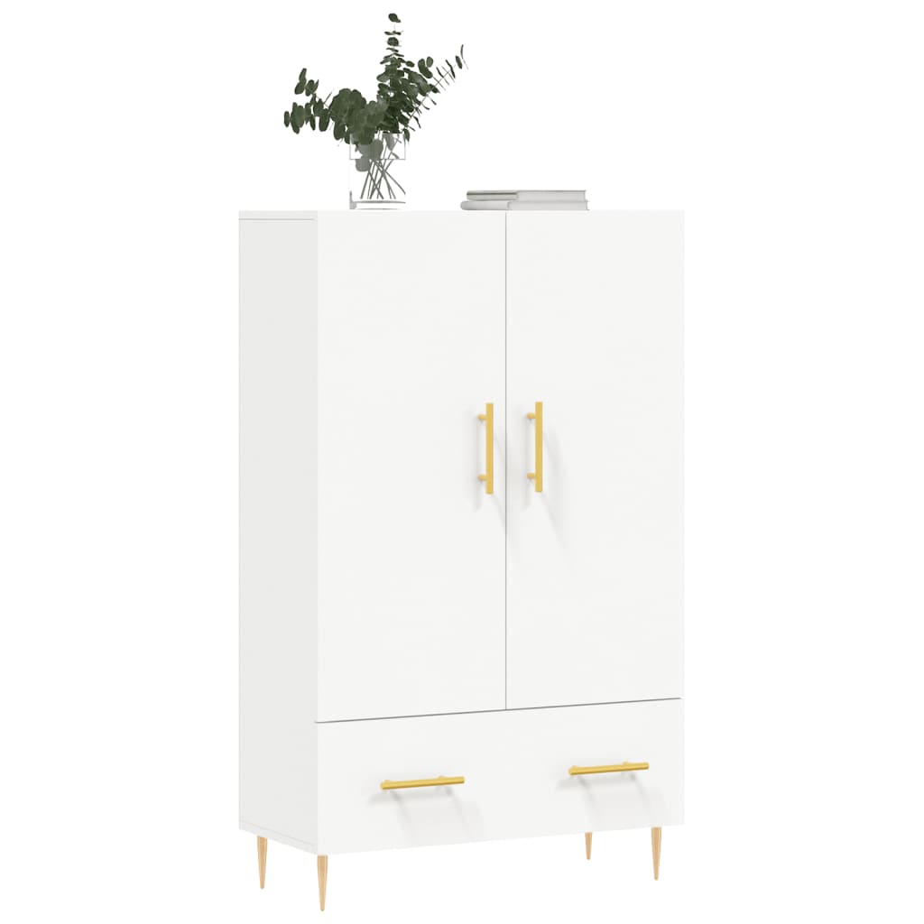 Highboard Weiß 69,5x31x115 cm Holzwerkstoff