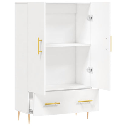 Highboard Weiß 69,5x31x115 cm Holzwerkstoff