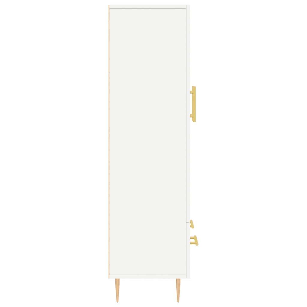 Highboard Weiß 69,5x31x115 cm Holzwerkstoff