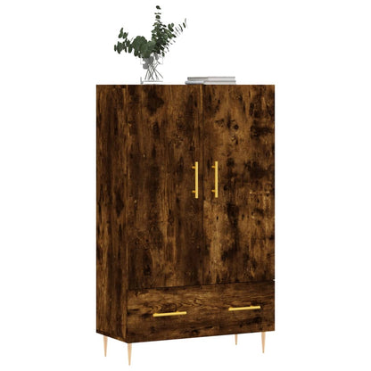 Highboard Räuchereiche 69,5x31x115 cm Holzwerkstoff