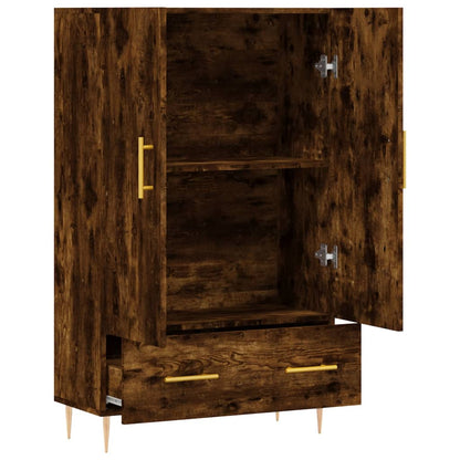 Highboard Räuchereiche 69,5x31x115 cm Holzwerkstoff