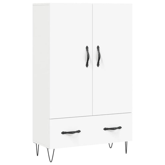 Highboard Weiß 69,5x31x115 cm Holzwerkstoff