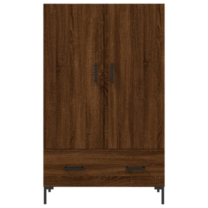Highboard Braun Eichen-Optik 69,5x31x115 cm Holzwerkstoff