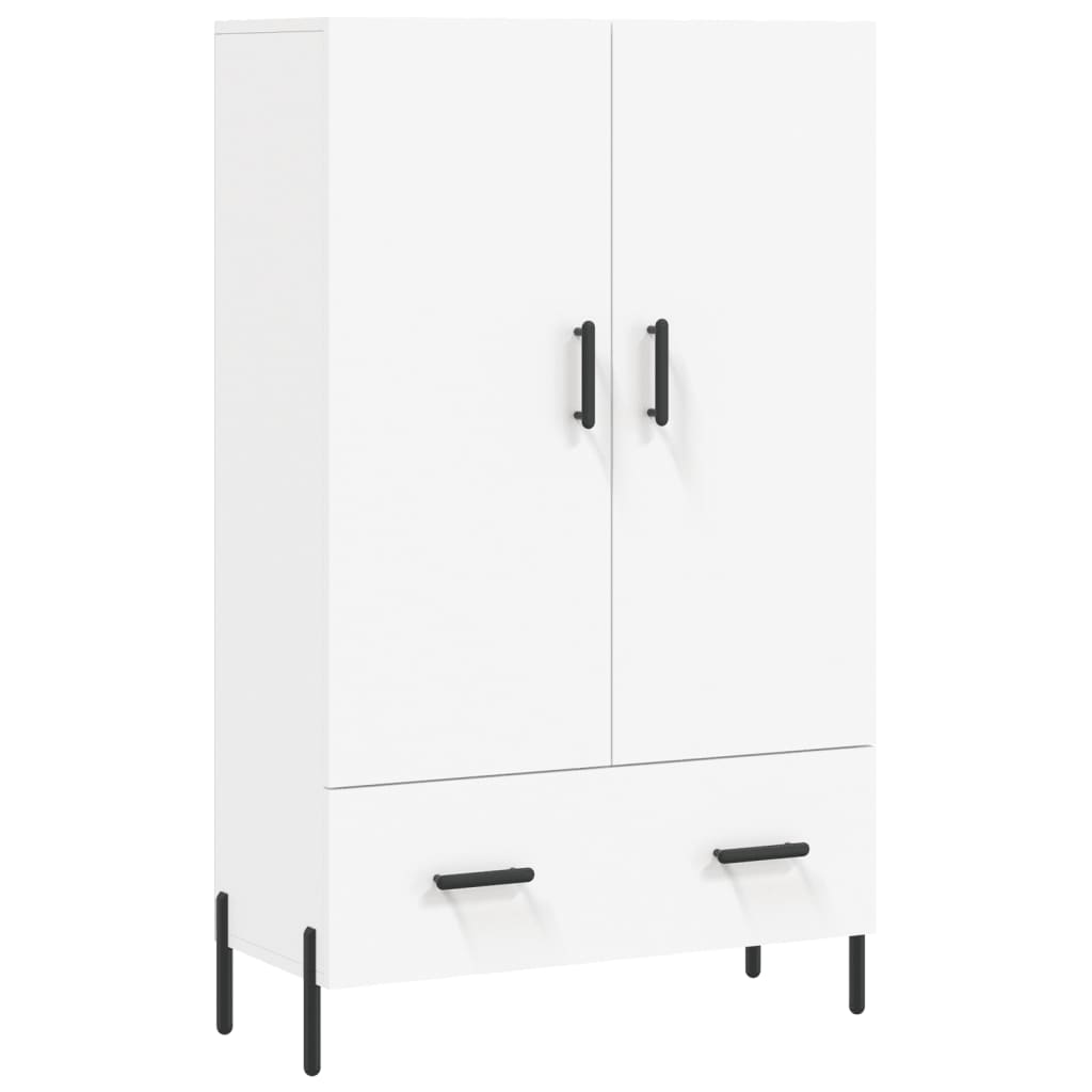Highboard Hvid 69,5x31x115 cm Træmateriale