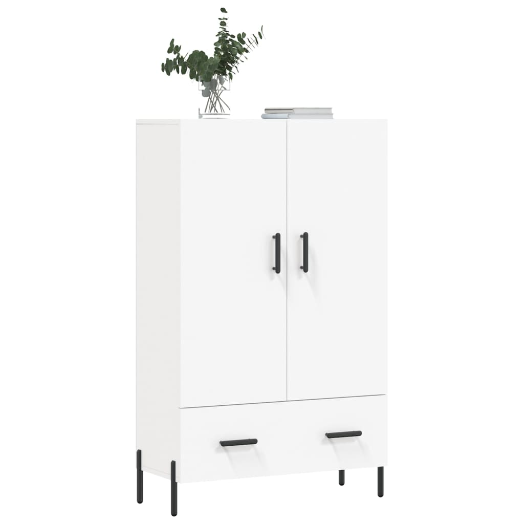 Highboard Hvid 69,5x31x115 cm Træmateriale