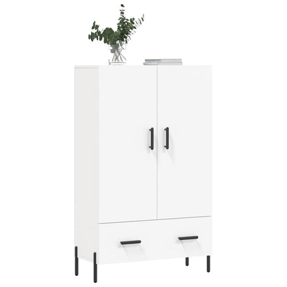 Highboard Hvid 69,5x31x115 cm Træmateriale