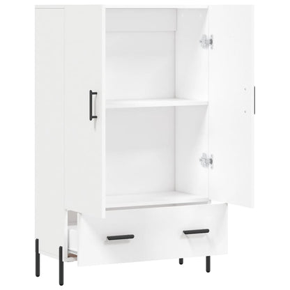 Highboard Hvid 69,5x31x115 cm Træmateriale