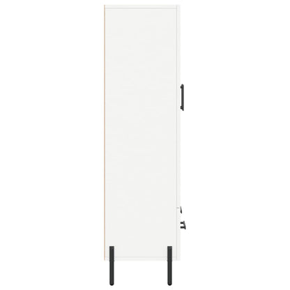 Highboard Hvid 69,5x31x115 cm Træmateriale