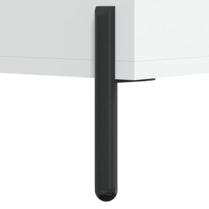 Highboard Hvid 69,5x31x115 cm Træmateriale