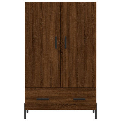 Highboard Braun Eichen-Optik 69,5x31x115 cm Holzwerkstoff