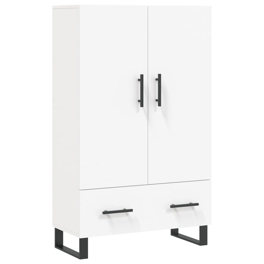 Highboard Weiß 69,5x31x115 cm Holzwerkstoff