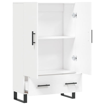Highboard Weiß 69,5x31x115 cm Holzwerkstoff