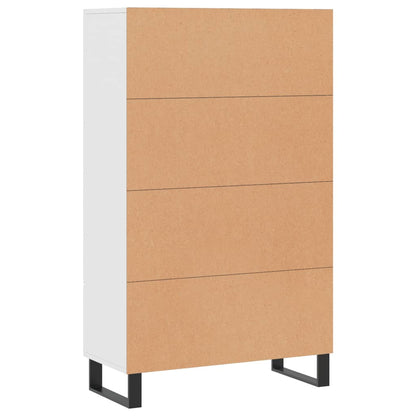 Highboard Weiß 69,5x31x115 cm Holzwerkstoff