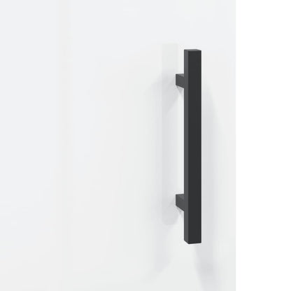 Highboard Hochglanz-Weiß 69,5x31x115 cm Holzwerkstoff