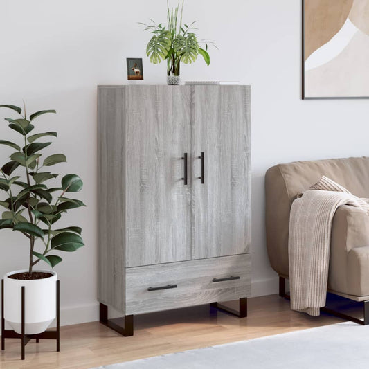 Highboard Grau Sonoma 69,5x31x115 cm Holzwerkstoff