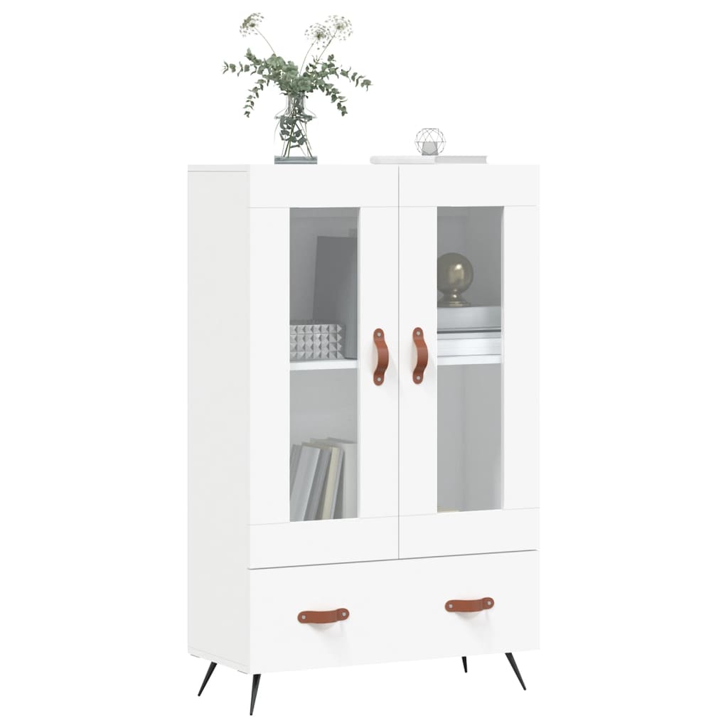 Highboard Weiß 69,5x31x115 cm Holzwerkstoff