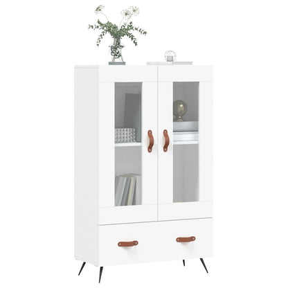 Highboard Weiß 69,5x31x115 cm Holzwerkstoff