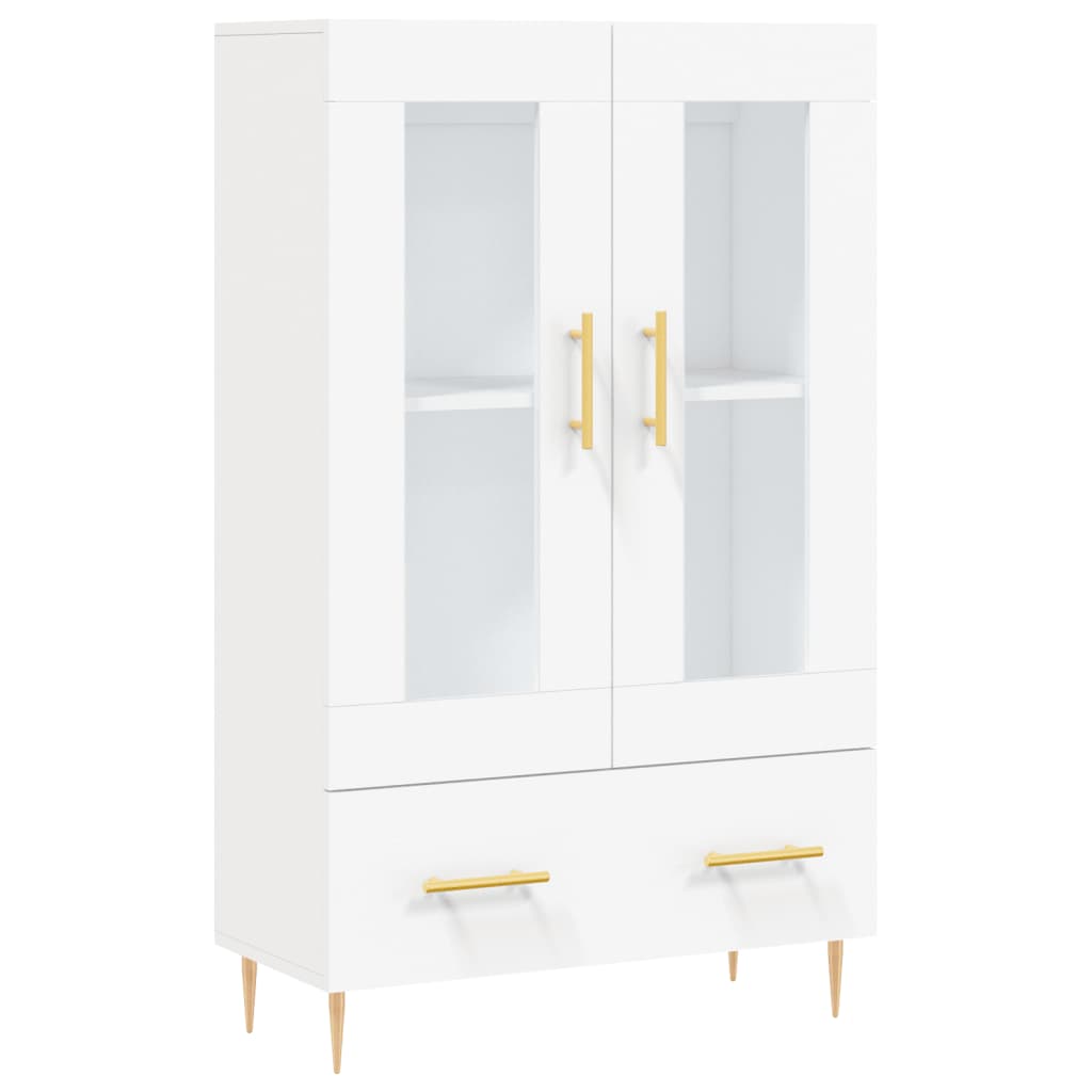 Highboard Weiß 69,5x31x115 cm Holzwerkstoff