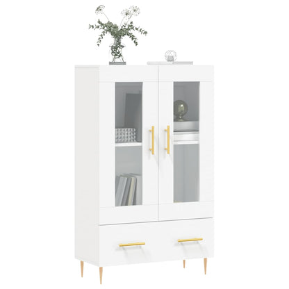 Highboard Weiß 69,5x31x115 cm Holzwerkstoff