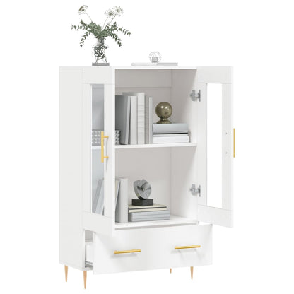 Highboard Weiß 69,5x31x115 cm Holzwerkstoff