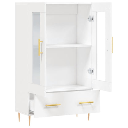 Highboard Weiß 69,5x31x115 cm Holzwerkstoff