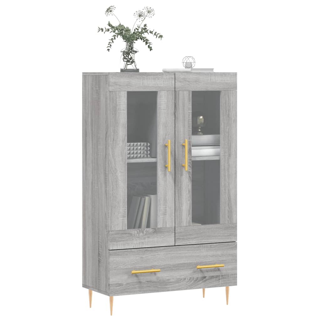 Highboard Grau Sonoma 69,5x31x115 cm Holzwerkstoff
