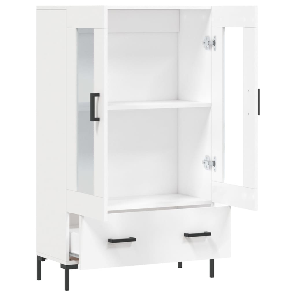 Highboard Weiß 69,5x31x115 cm Holzwerkstoff