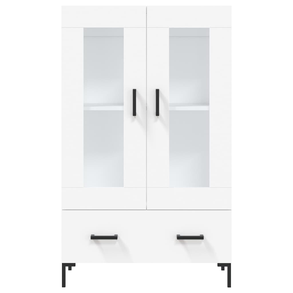 Highboard Weiß 69,5x31x115 cm Holzwerkstoff