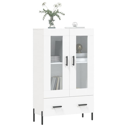 Highboard Weiß 69,5x31x115 cm Holzwerkstoff