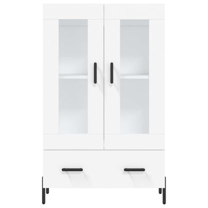 Highboard Weiß 69,5x31x115 cm Holzwerkstoff