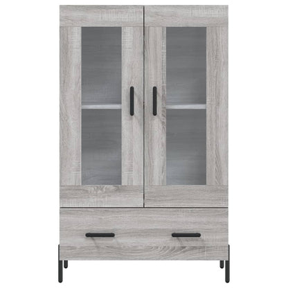 Highboard Grau Sonoma 69,5x31x115 cm Holzwerkstoff