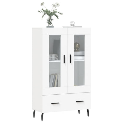 Highboard Weiß 69,5x31x115 cm Holzwerkstoff