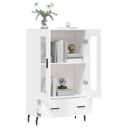 Highboard Weiß 69,5x31x115 cm Holzwerkstoff