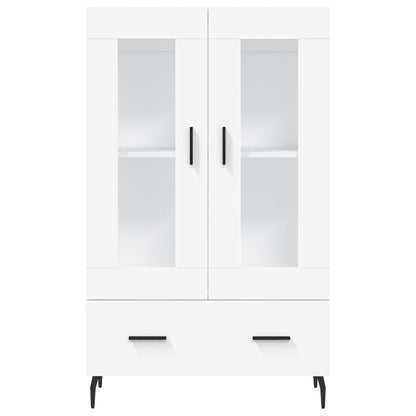 Highboard Weiß 69,5x31x115 cm Holzwerkstoff