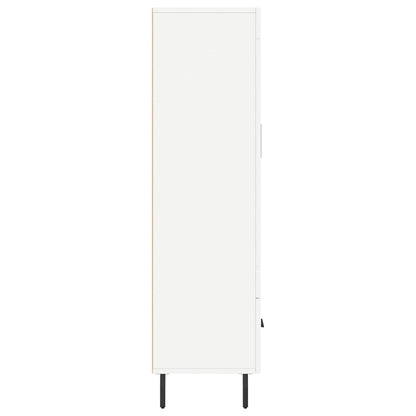 Highboard Weiß 69,5x31x115 cm Holzwerkstoff