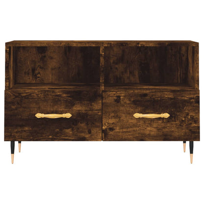 TV-møbel røget eg 80x36x50 cm træmateriale