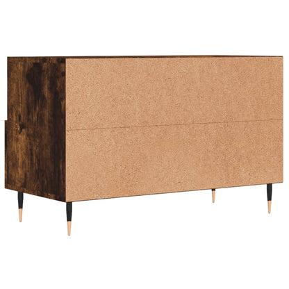 TV-møbel røget eg 80x36x50 cm træmateriale