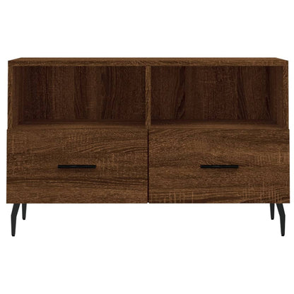 TV-Schrank Braun Eichen-Optik 80x36x50 cm Holzwerkstoff