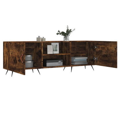 TV-Schrank Räuchereiche 150x30x50 cm Holzwerkstoff