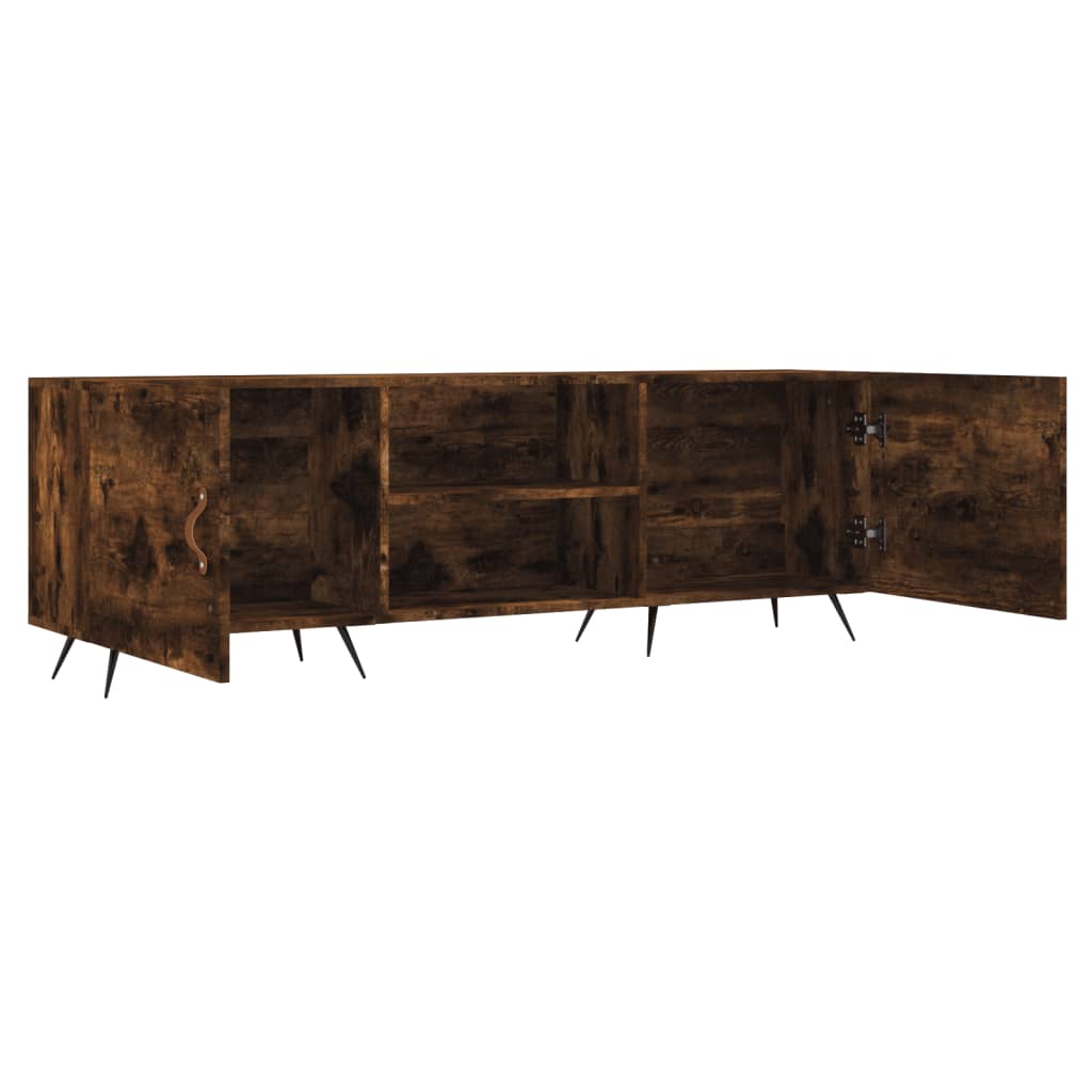 TV-Schrank Räuchereiche 150x30x50 cm Holzwerkstoff