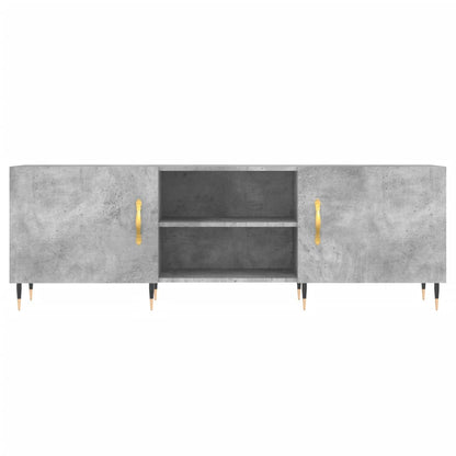 TV-Schrank Betongrau 150x30x50 cm Holzwerkstoff