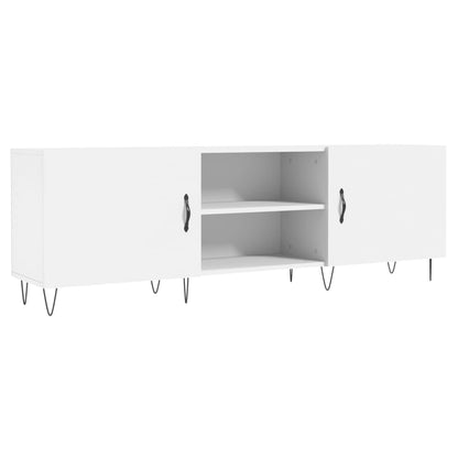 TV-skab Hvid 150x30x50 cm Træ Materiale