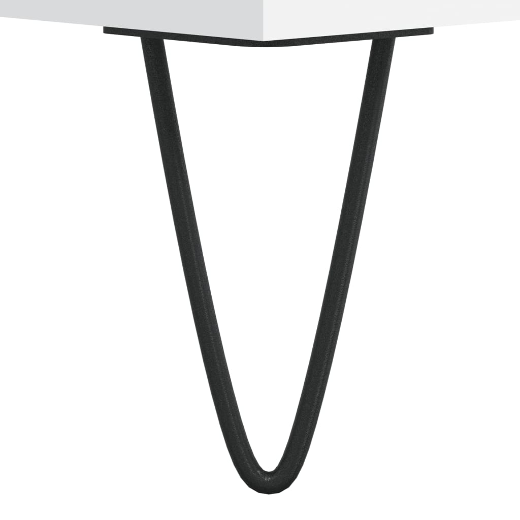 TV-skab Hvid 150x30x50 cm Træ Materiale