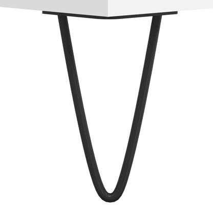 TV-skab Hvid 150x30x50 cm Træ Materiale