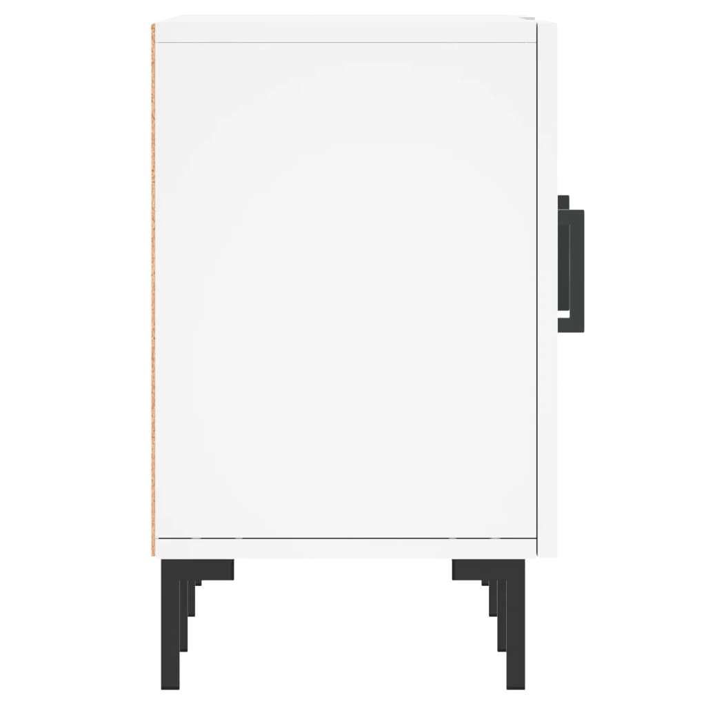TV-skab Hvid 150x30x50 cm Træ Materiale