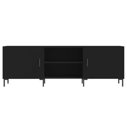TV-skab Sort 150x30x50 cm Træ Materiale