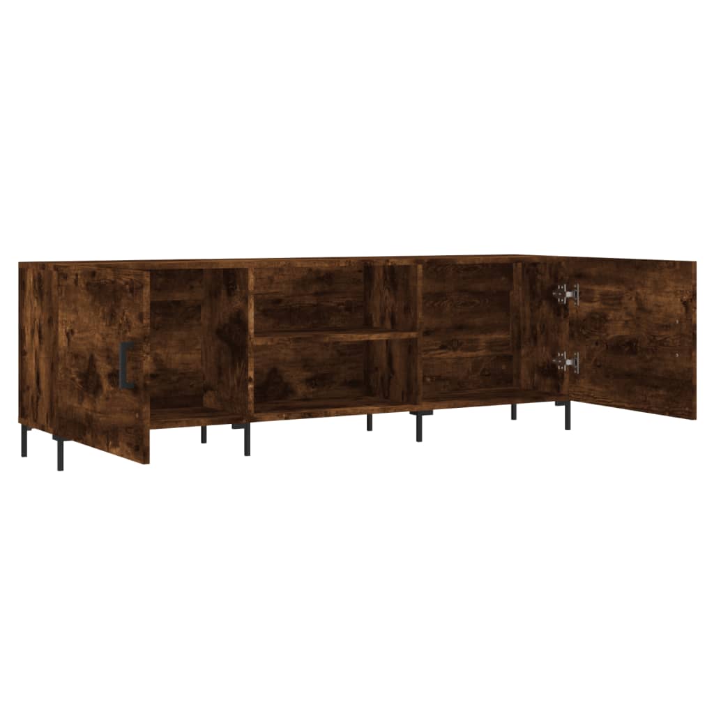 TV-Schrank Räuchereiche 150x30x50 cm Holzwerkstoff