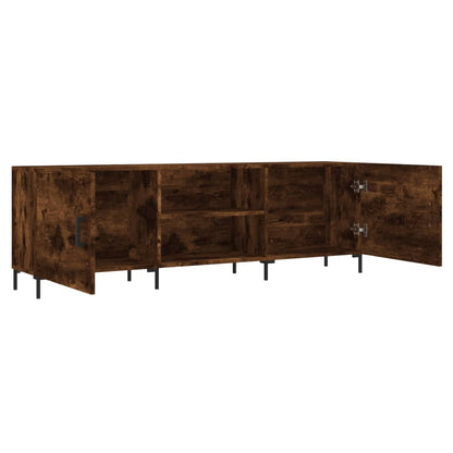 TV-Schrank Räuchereiche 150x30x50 cm Holzwerkstoff